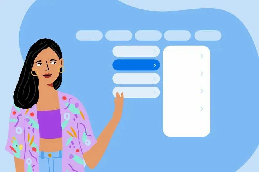 Menú Iconos navegar